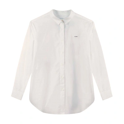 Shop Maison Labiche Saint Ger "amour" Button-down Shirt In White