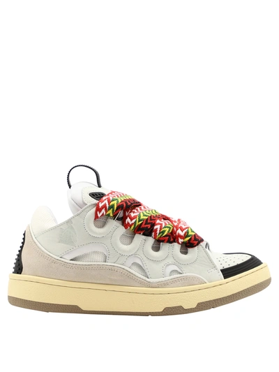 Shop Lanvin "curb" Sneakers In White