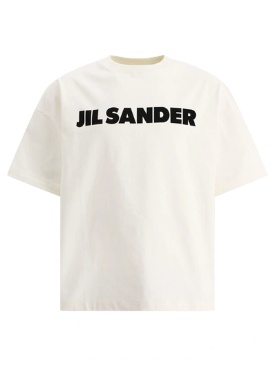 Shop Jil Sander "" T-shirt In White