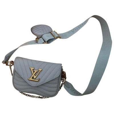 Pre-owned Louis Vuitton Multi-pochette New Wave Leather Handbag In Grey