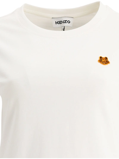 Shop Kenzo "tiger Crest" T-shirt In White