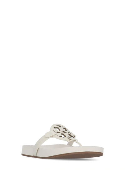 Shop Tory Burch Sandals White In New Ivory / New Ivory