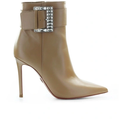 Shop Michael Kors Giselle Camel Ankle Boot In Brown