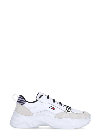 Tommy Hilfiger Hybrid Zebra Sneakers In Bianco | ModeSens