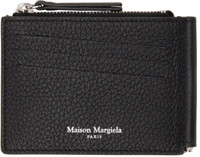 Shop Maison Margiela Black Deerskin Money Clip In T8013 Black