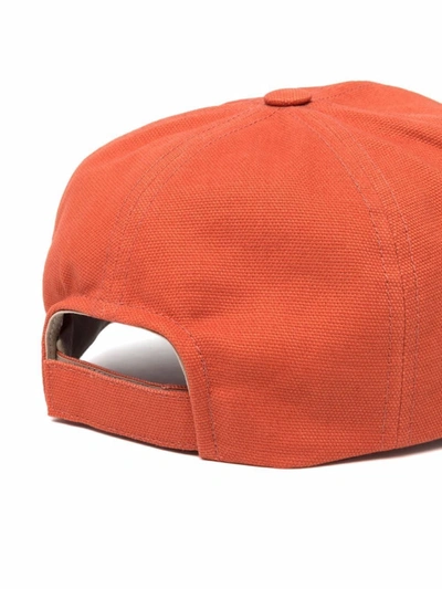 Shop Isabel Marant Men's Orange Cotton Hat