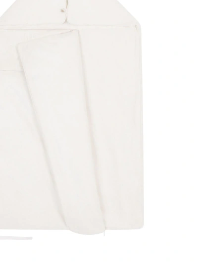 Shop Dolce & Gabbana Interlock Logo-embroidered Sleeping Bag In White