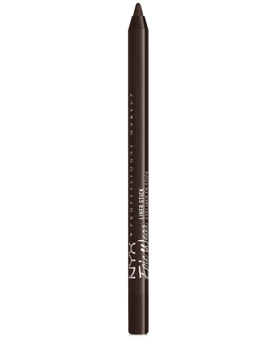 Shop Nyx Professional Makeup Epic Wear Liner Stick Long Lasting Eyeliner Pencil In Brown Shimmer