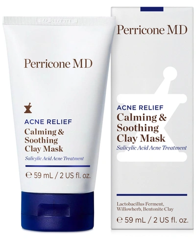 Shop Perricone Md Acne Relief Calming & Soothing Clay Mask, 2 oz In No Color