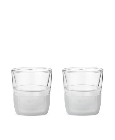 Shop Host Glass Freeze Whiskey Glass, Set Of 2 In Clear