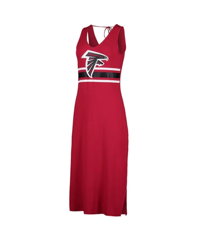 Shop G-iii 4her By Carl Banks Women's Red Atlanta Falcons Kick-off Maxi Dress