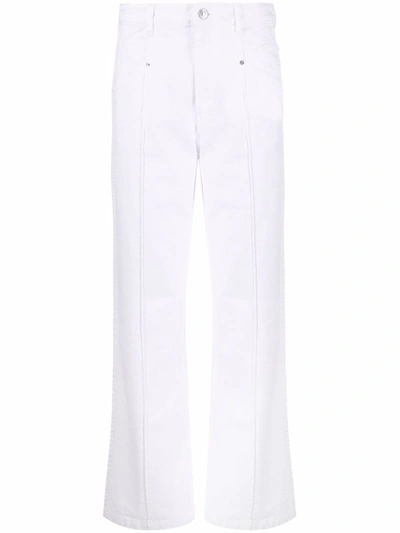 Shop Isabel Marant Nadege Pants In White