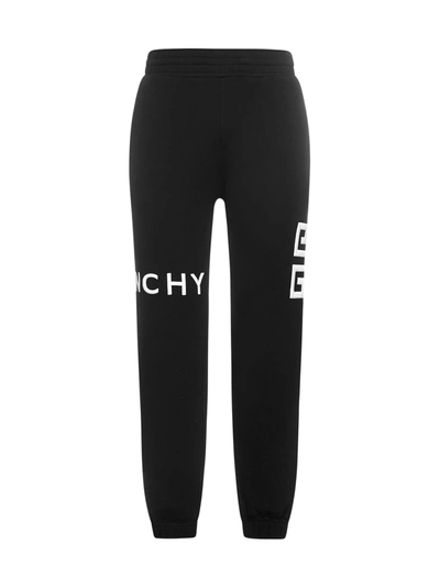 Shop Givenchy 4g Embroidered Slim Fit Jogger Pants In Black