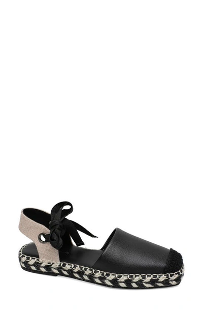 Shop Linea Paolo Sol Espadrille Sandal In Black/ Beige