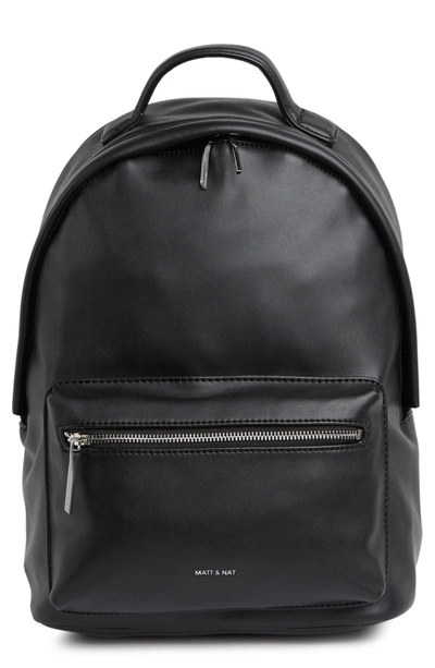 Shop Matt And Nat Loom Vegan Backpack In Blacks