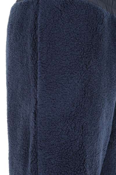 Fendi Pantalone In Teddy Blu Uomo