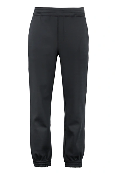 Shop Ami Alexandre Mattiussi Techno Fabric Track Pants In 001