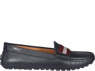 Shop Bally Ladyes Loafers In Black