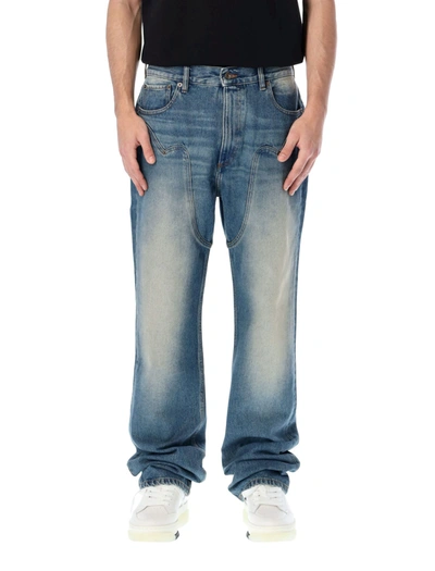 Shop Y/project Cowboy Jeans In Vintage Blue