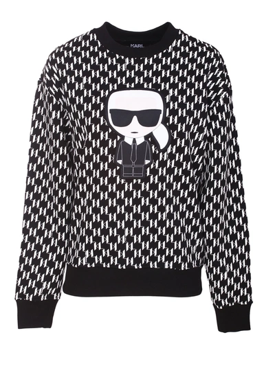 Shop Karl Lagerfeld Sweatshirt In Nero