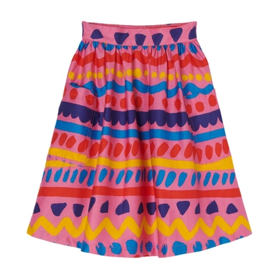 Shop Stella Mccartney Skirt With Print In Multicolor