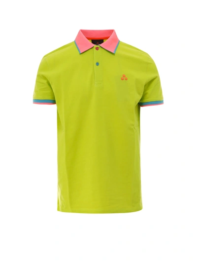 Shop Peuterey Polo Shirt In Green