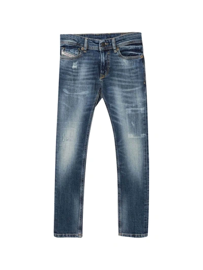 Shop Diesel Teen Jeans In Denim