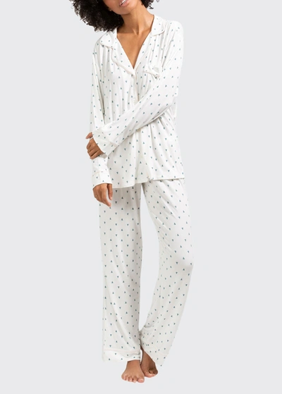 Shop Eberjey Sleep Chic Printed Pajama Set In Envelope Heart-bo