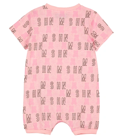 Shop Moschino Baby Set Of 2 Jersey Bodysuits In Sugar Toy Logo