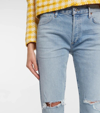 Shop Citizens Of Humanity Emerson Mid-rise Boyfriend Jeans In Sugarcoat