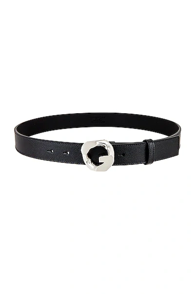 Shop Givenchy G Chain Buckle Belt In Black