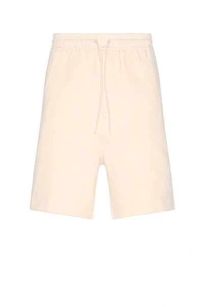 Shop Y-3 Classic Terry Shorts In Linen