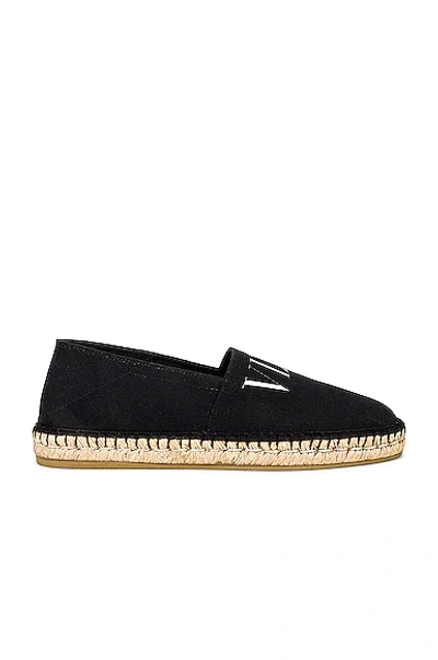 Shop Valentino Espadrillas In Nero & Bianco