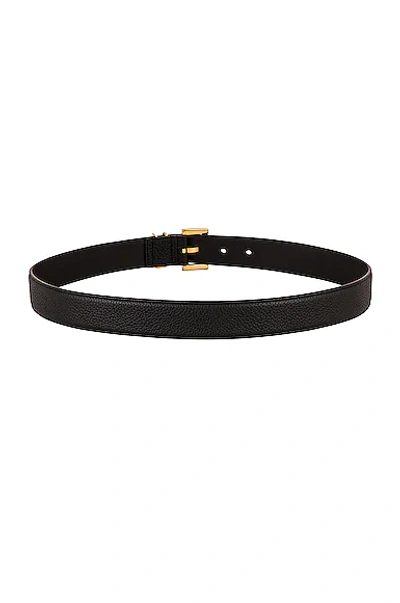 Saint Laurent Monogramme Belt In Noir