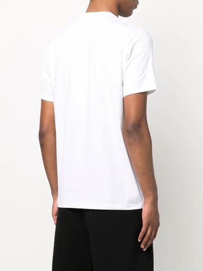 Paul & Shark Logo-print Cotton T-shirt In Weiss