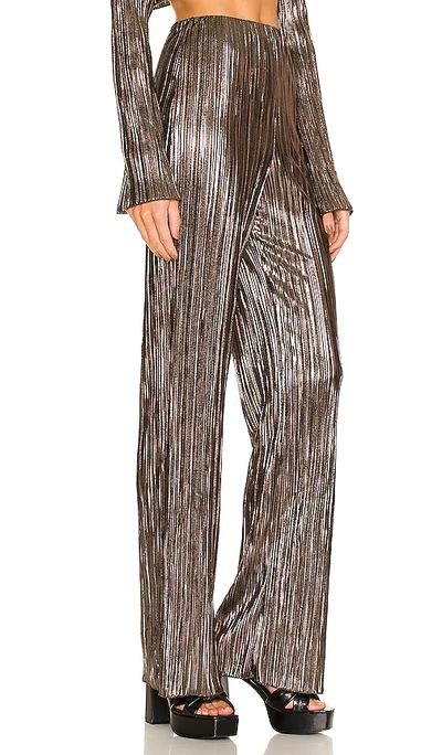 House Of Harlow 1960 X Revolve Lidia Pant In Metallic Silver