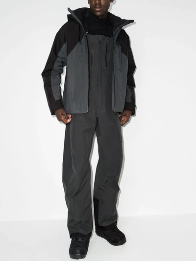 Shop Goldwin Arris Gore-tex Ski Jumpsuit In Grey