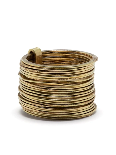 Disa Allsopp 18kt Yellow Gold Round Stack Ring In Gold