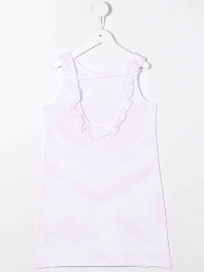 Shop Givenchy Heart-print Sleeveless Dress In Pink