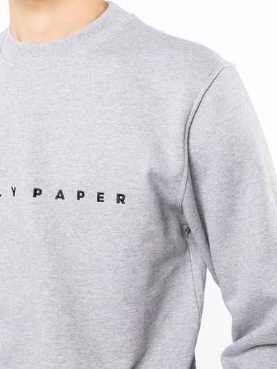 Shop Daily Paper Logo-print Sweatshirt In Grey