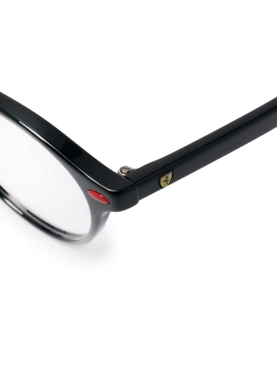 Shop Ray Ban Tortoiseshell-frame Glasses In Black
