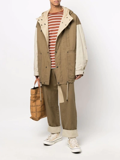 Isabel Marant Keoco Drawstring Hooded Coat In Neutrals