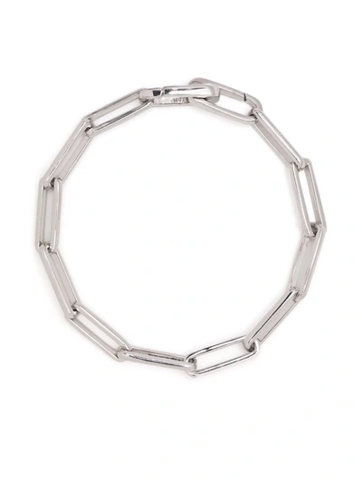 Shop Missoma Fused Chain-link Bracelet In Silver