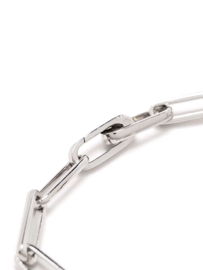 Shop Missoma Fused Chain-link Bracelet In Silver