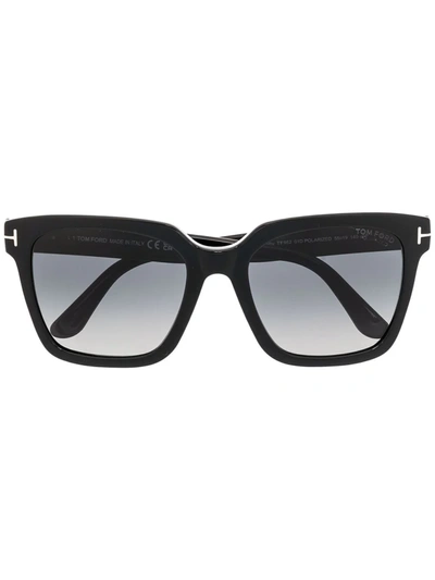 Shop Tom Ford Square-frame Sunglasses In Black