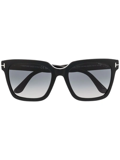 Tom Ford Square-frame Tinted Sunglasses In Black