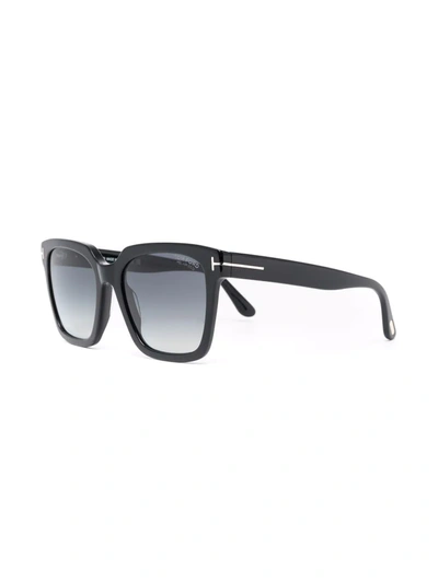 Shop Tom Ford Square-frame Sunglasses In Black