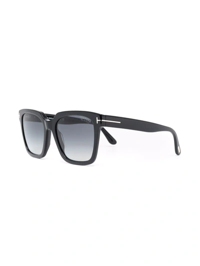 Tom Ford Square-frame Tinted Sunglasses In Black
