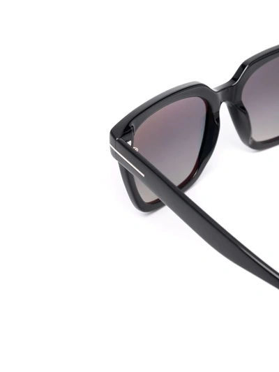 Shop Tom Ford Square-frame Sunglasses In Black