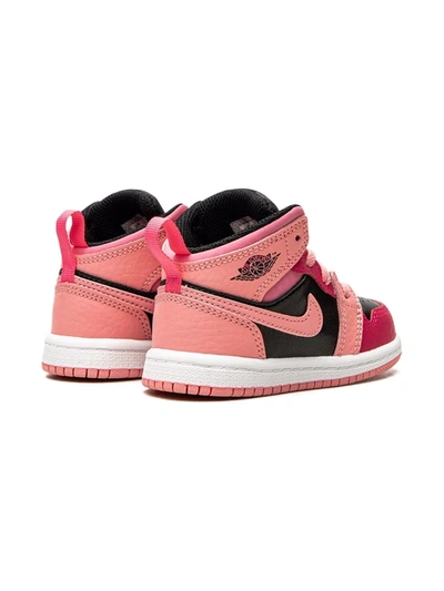 Jordan 1 Mid "coral Chalk" Sneakers In Pink